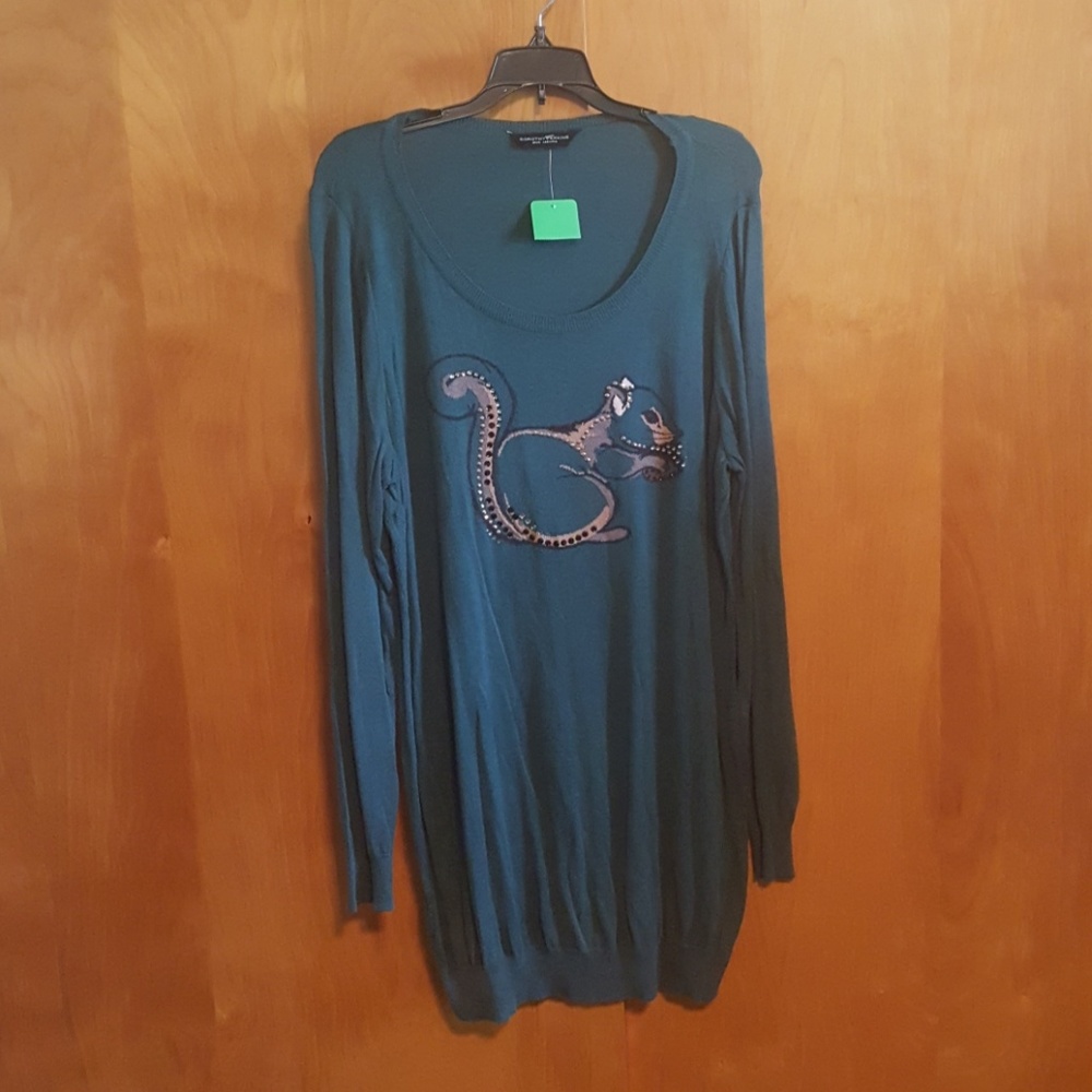 Sweater dress.